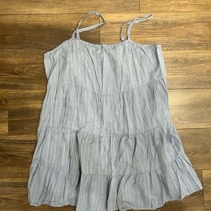 Blue Stripped Old Navy Dress with Adjustable Straps-XXL